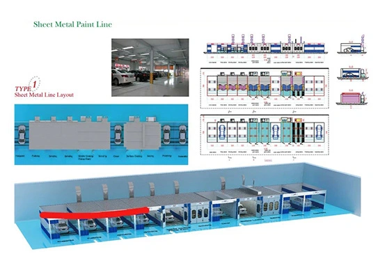 metal fabrication spray booth