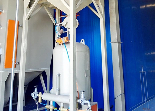 sand blasting room