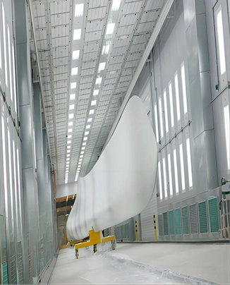 Wind Turbine Towers Paint Booth