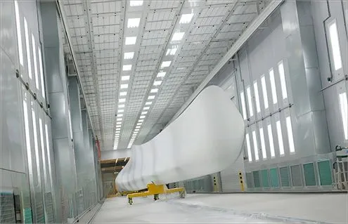 Wind Turbine Towers Paint Booth